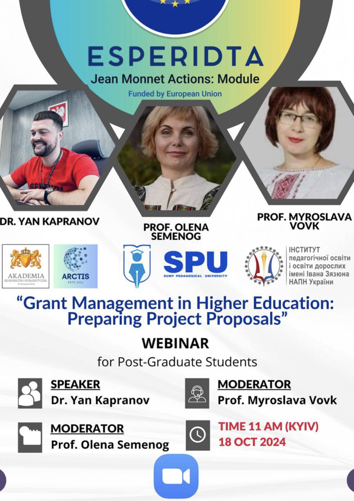 Image for Upcoming Webinar on Grant Management in Higher Education: Preparing Project Proposals