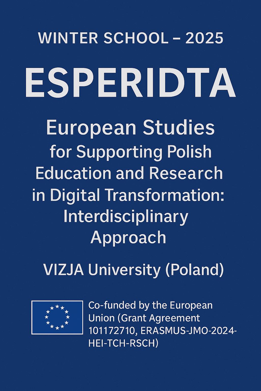 Image for 📌 ESPERIDTA Winter School 2025 — Academic Year II is coming! ❄️🎓